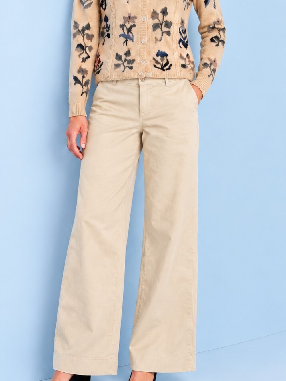 Talbots Relaxed Fit Chinos Pants Size 14